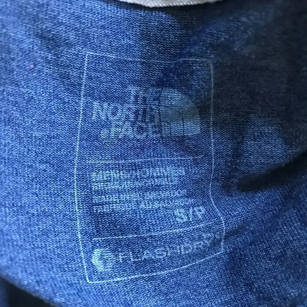 The North Face Blue Long Sleeve FlashDry Layering Hoodie
